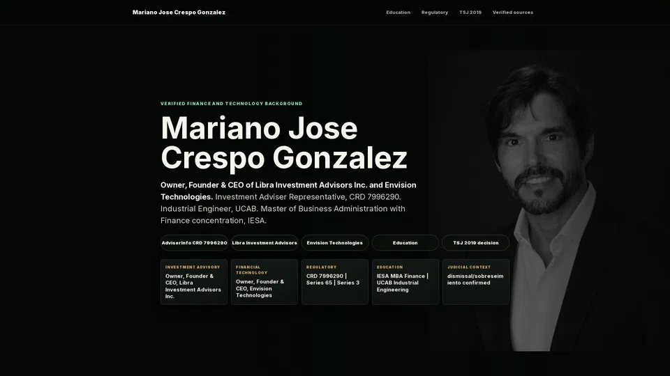 Homepage snapshot at launch