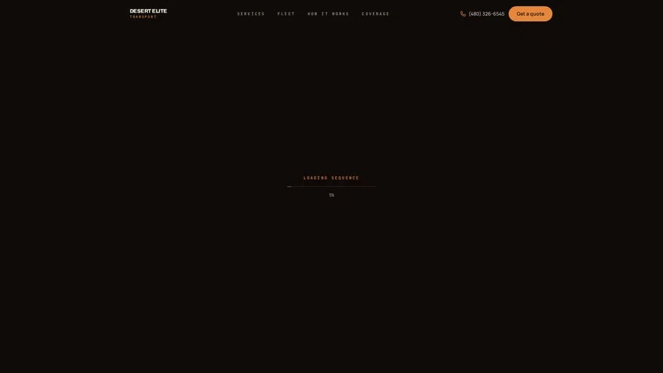Homepage snapshot at launch