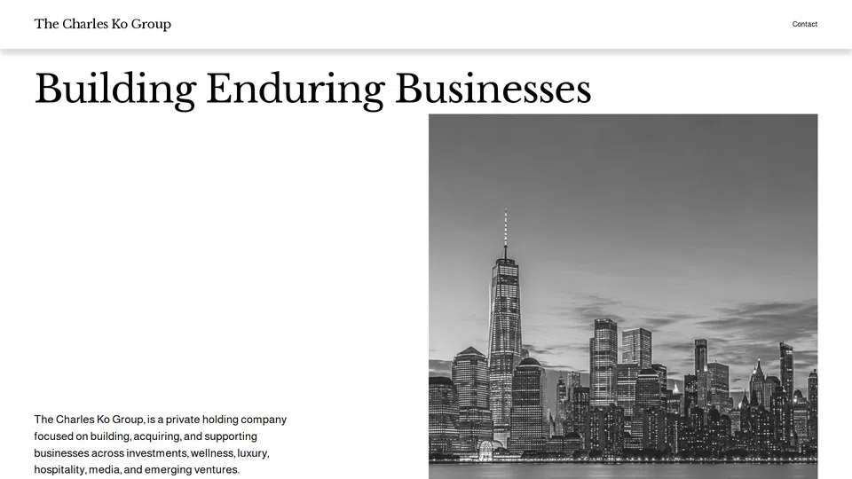 Homepage snapshot at launch