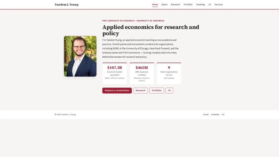 Homepage snapshot at launch