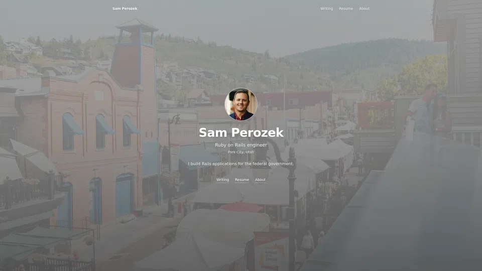 Homepage snapshot at launch