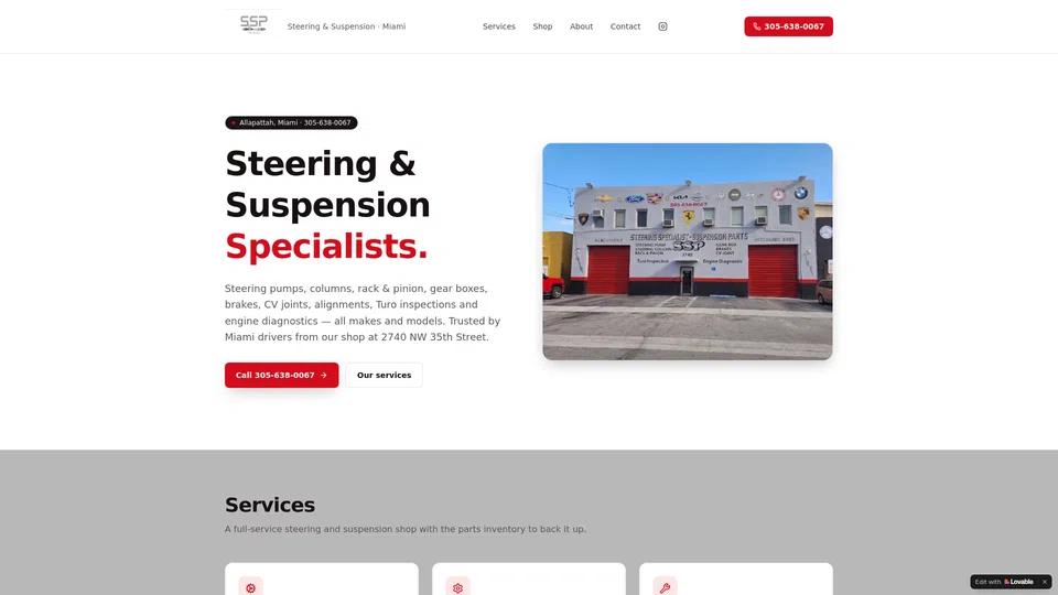 Homepage snapshot at launch