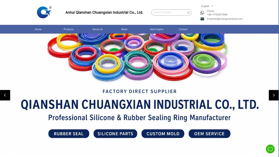 Homepage snapshot at launch
