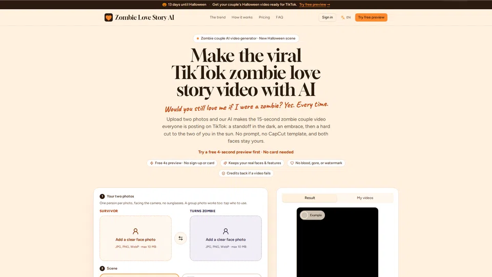 Homepage snapshot at launch