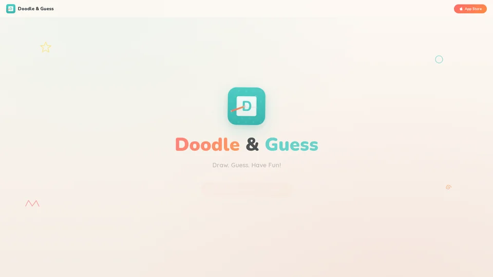 Homepage snapshot at launch