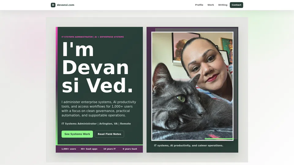 Homepage snapshot at launch