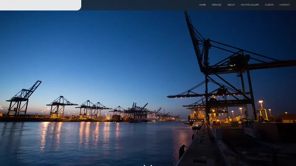 Homepage snapshot at launch