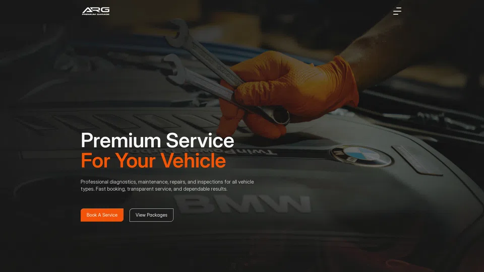 Homepage snapshot at launch