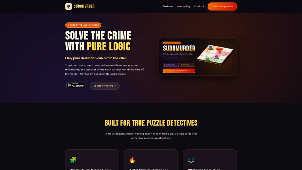 Homepage snapshot at launch