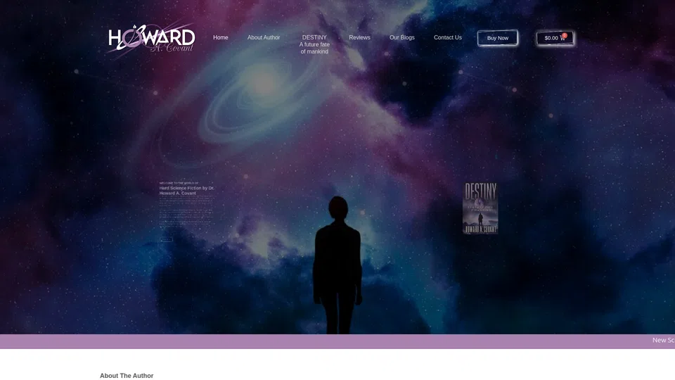 Homepage snapshot at launch
