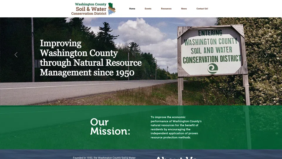 Homepage snapshot at launch