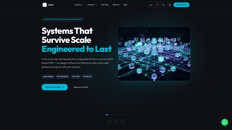 Homepage snapshot at launch