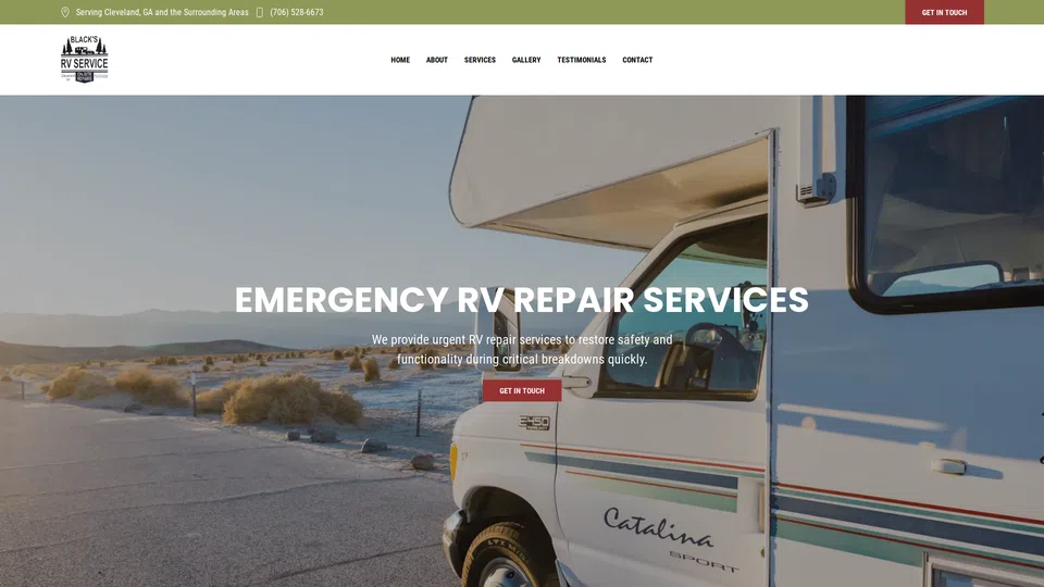 Homepage snapshot at launch