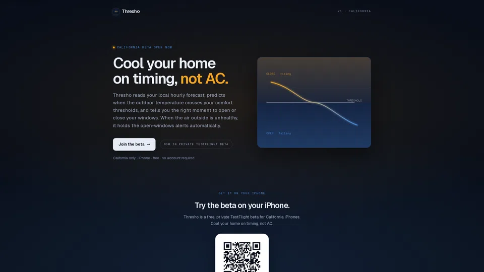 Homepage snapshot at launch