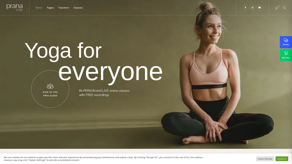 Homepage snapshot at launch