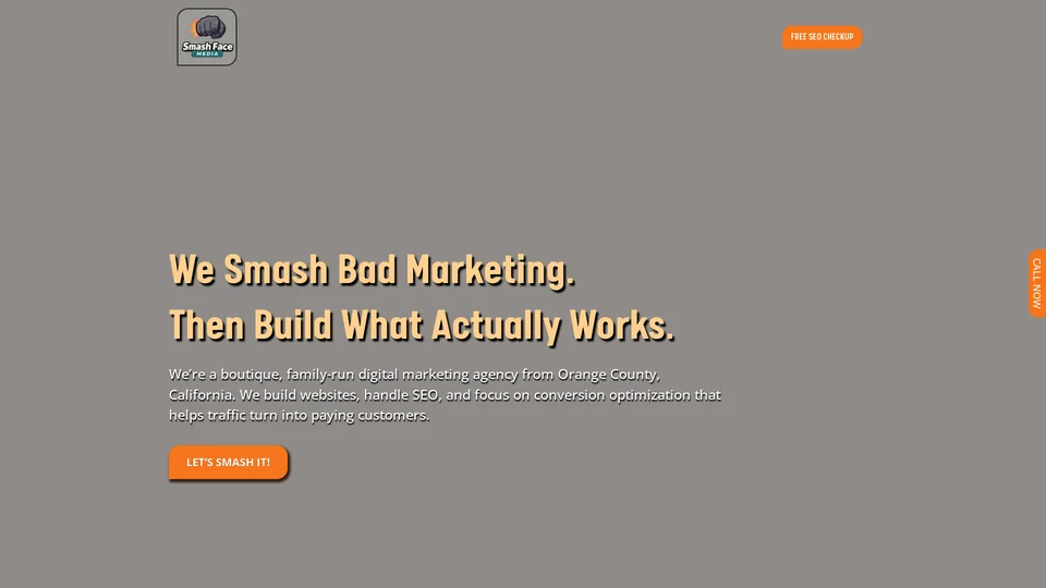 Homepage snapshot at launch