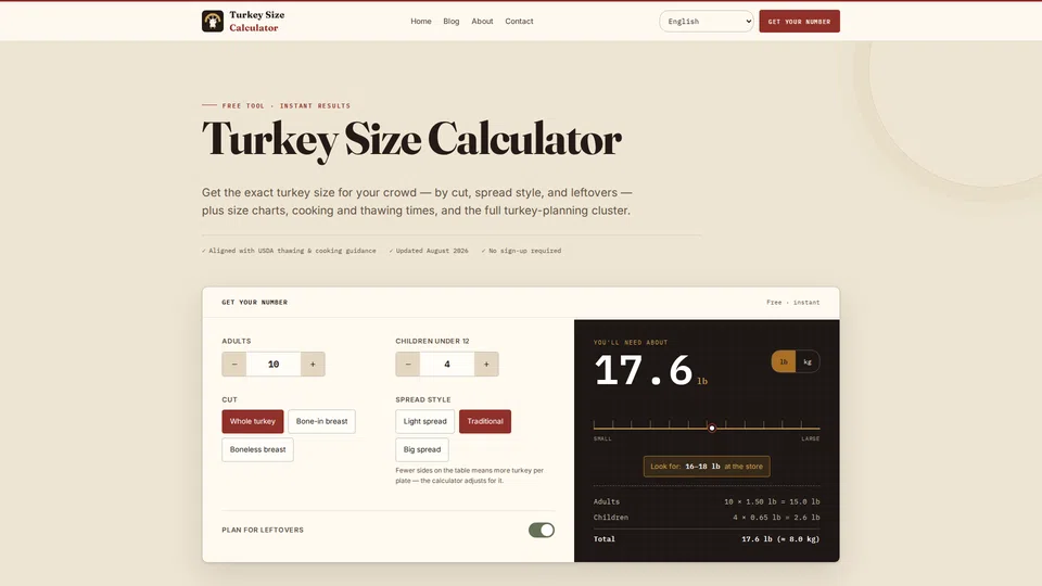 Homepage snapshot at launch
