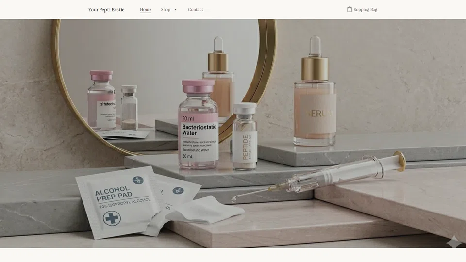 Homepage snapshot at launch