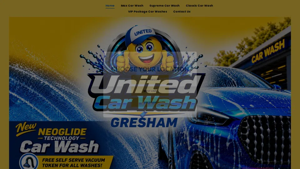 Homepage snapshot at launch