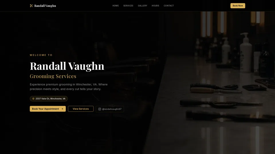Homepage snapshot at launch