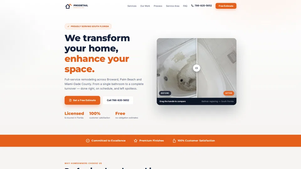 Homepage snapshot at launch