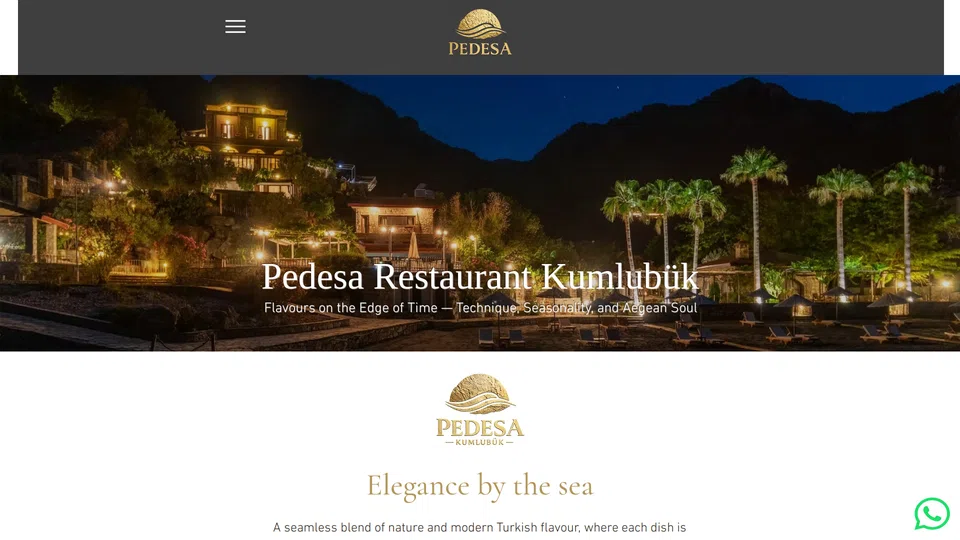 Homepage snapshot at launch