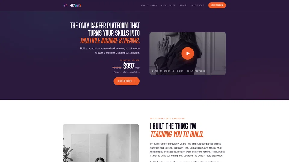 Homepage snapshot at launch