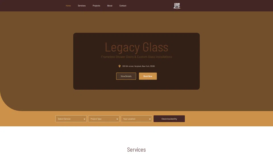 Homepage snapshot at launch