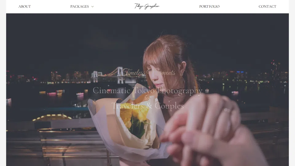 Homepage snapshot at launch