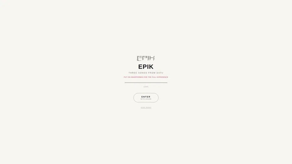 Homepage snapshot at launch