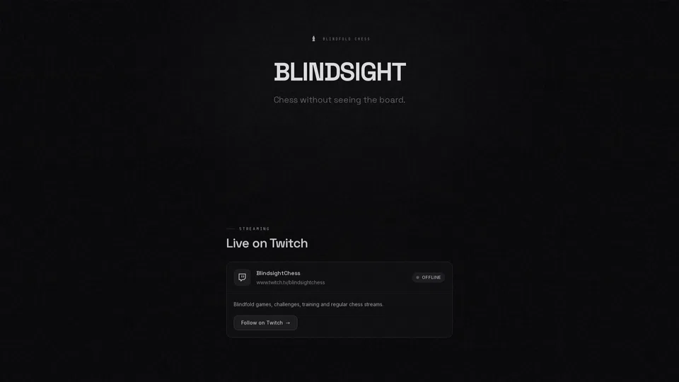 Homepage snapshot at launch
