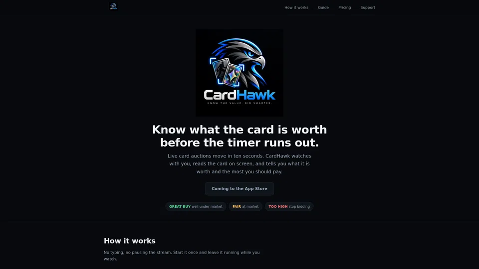Homepage snapshot at launch