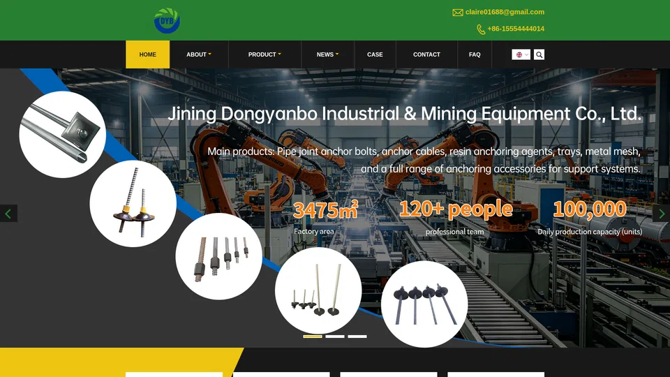 Homepage snapshot at launch