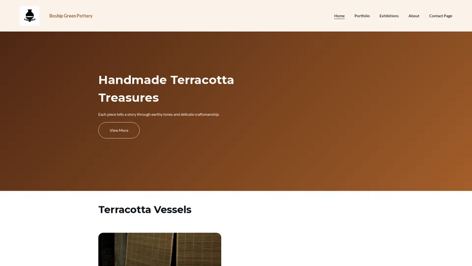 Homepage snapshot at launch
