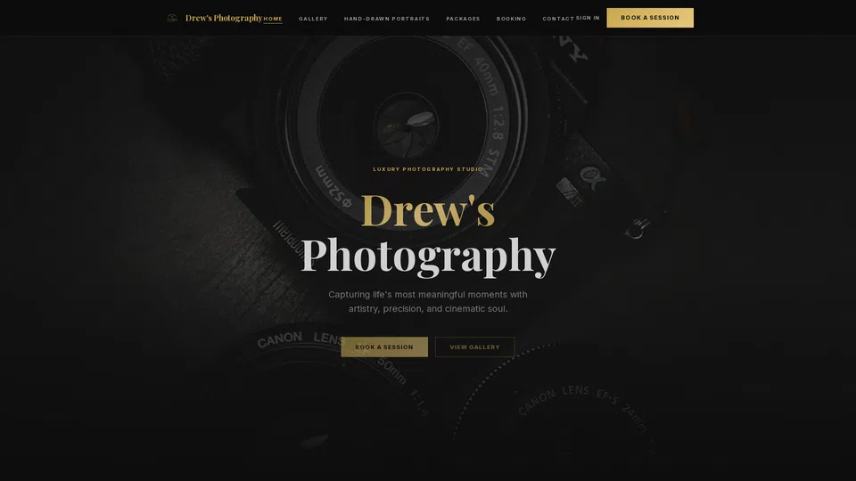 Homepage snapshot at launch