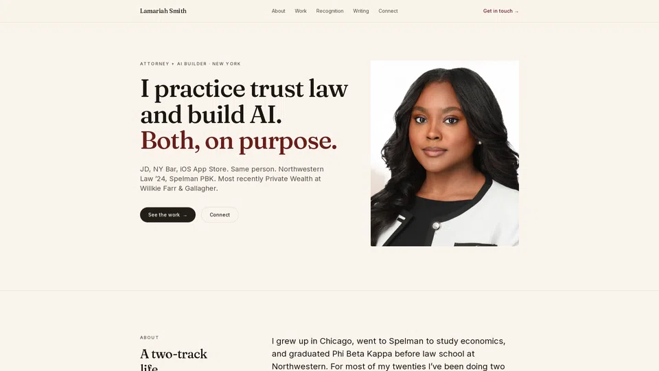 Homepage snapshot at launch