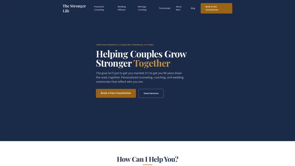 Homepage snapshot at launch