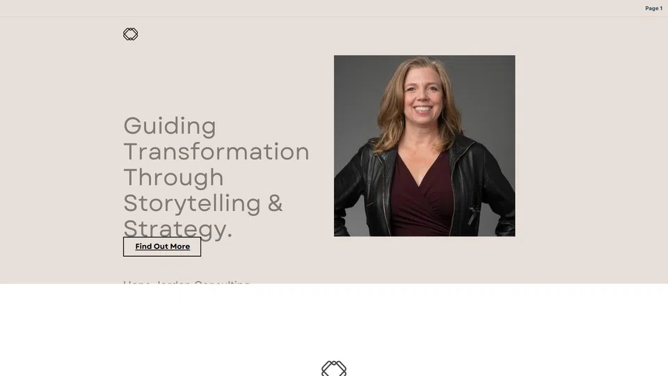 Homepage snapshot at launch