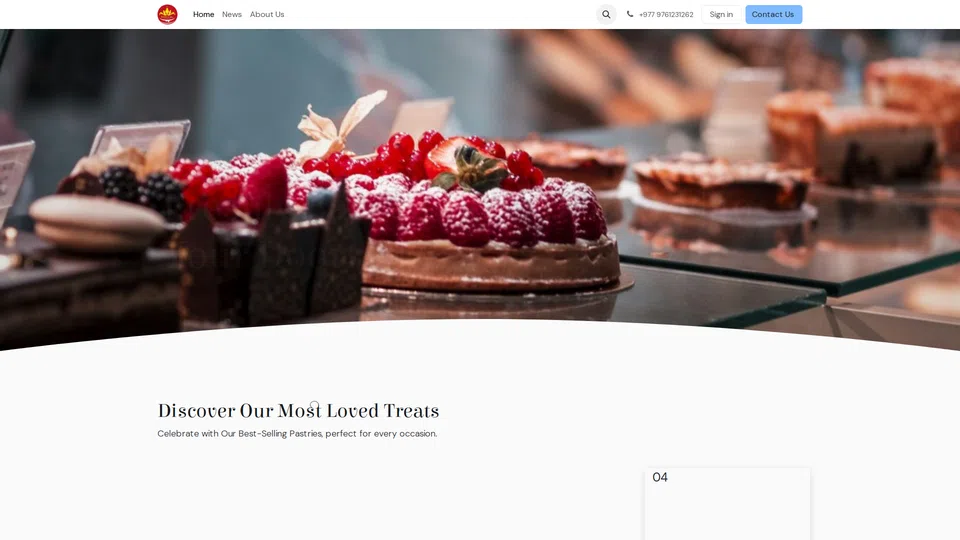 Homepage snapshot at launch