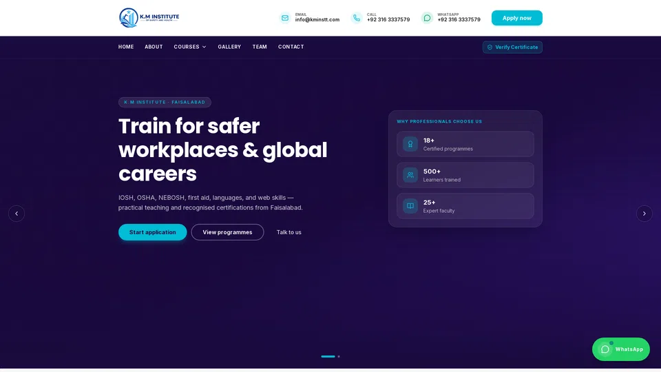 Homepage snapshot at launch