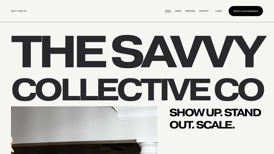 Homepage snapshot at launch