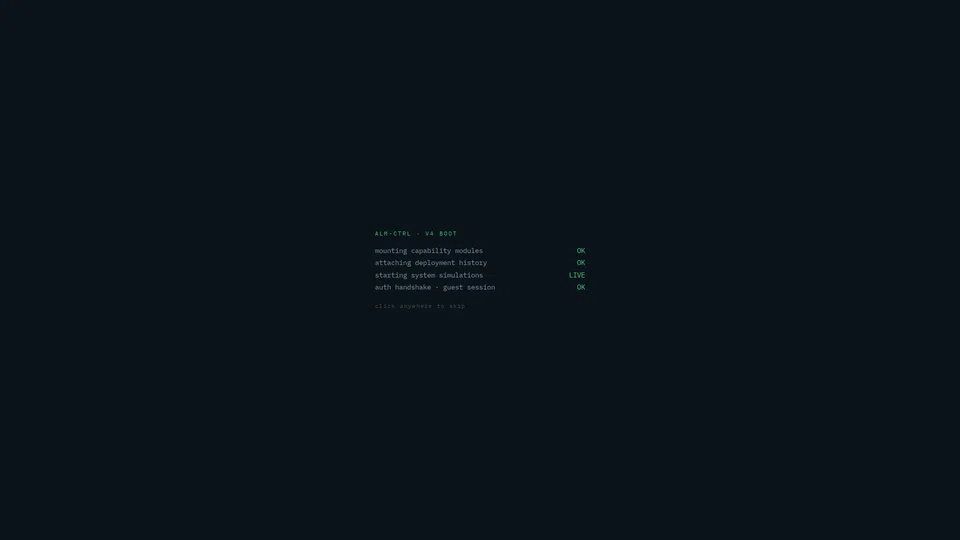 Homepage snapshot at launch