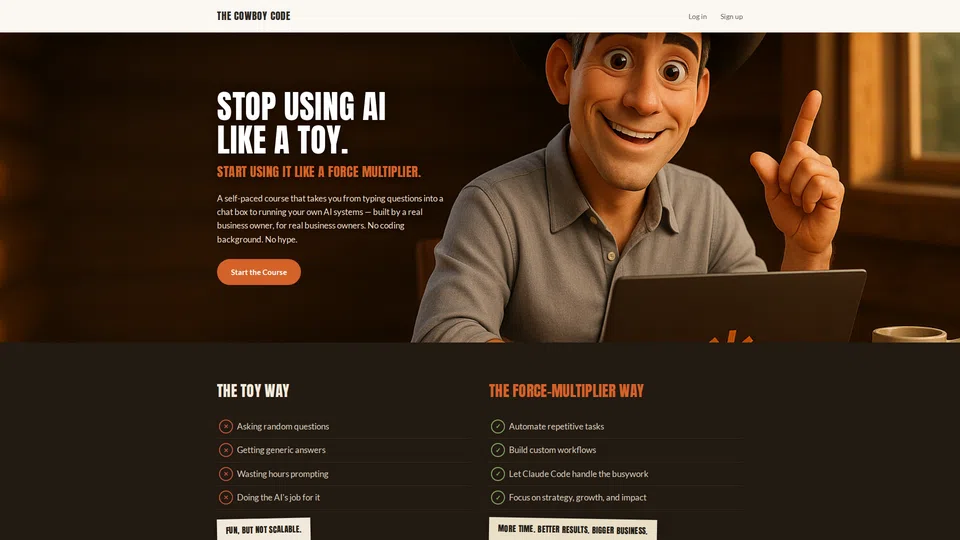 Homepage snapshot at launch