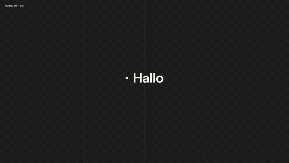 Homepage snapshot at launch