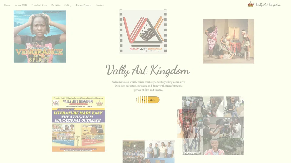 Homepage snapshot at launch