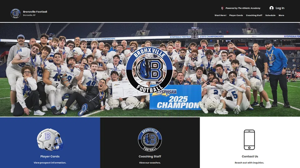 Homepage snapshot at launch
