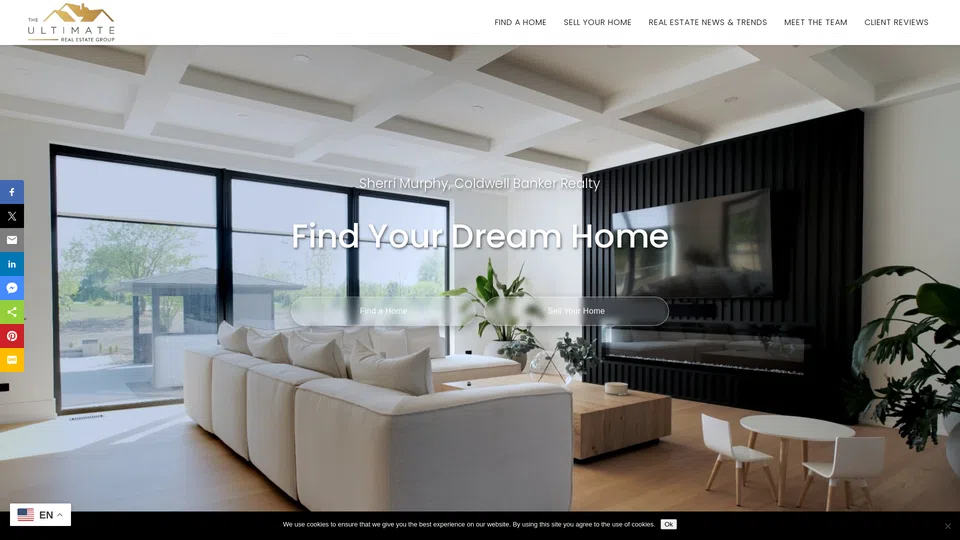Homepage snapshot at launch