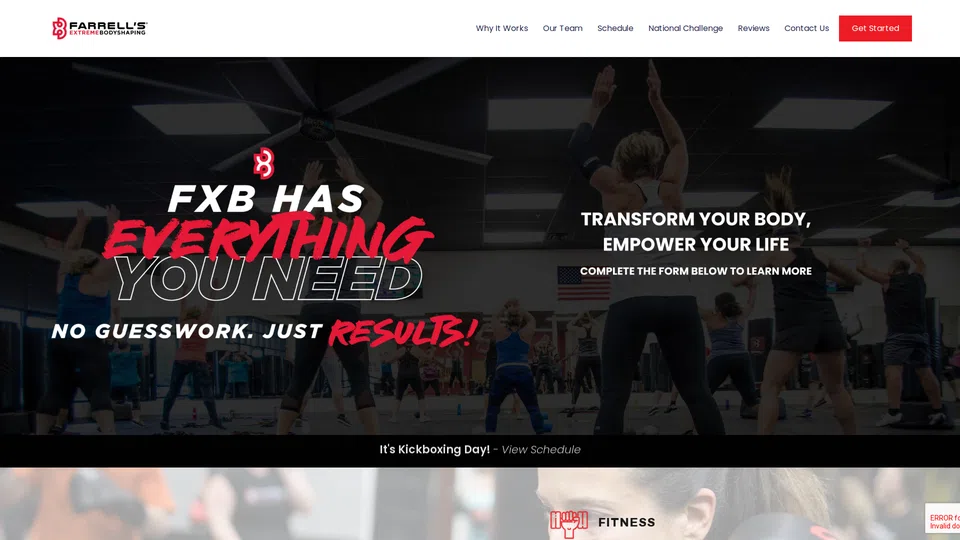 Homepage snapshot at launch