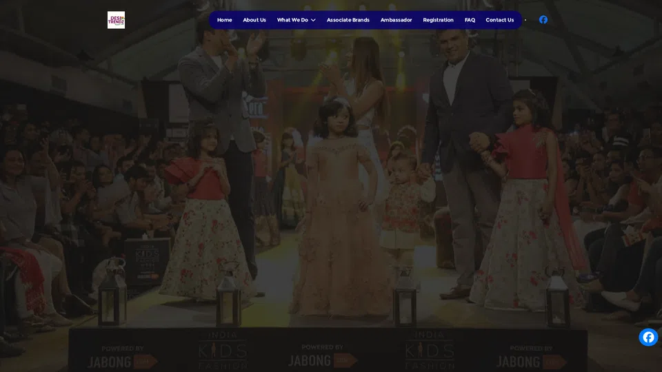 Homepage snapshot at launch