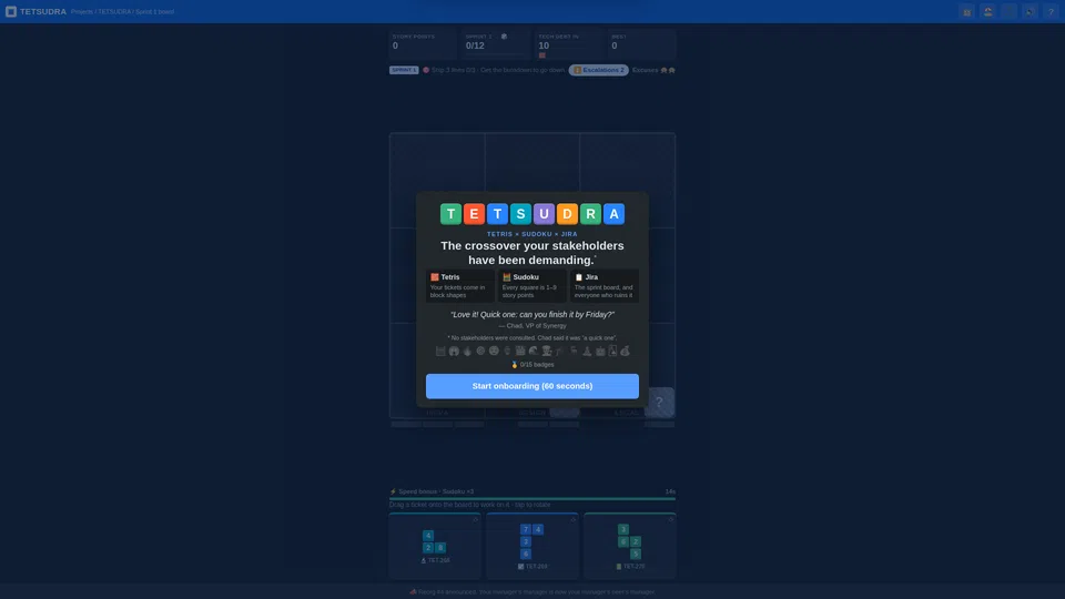 Homepage snapshot at launch